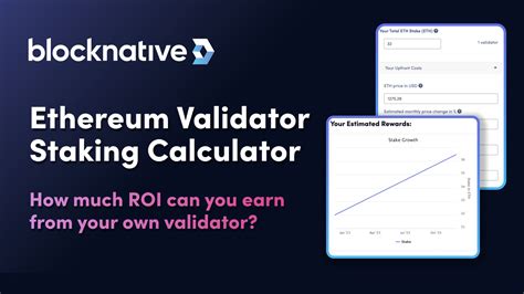 ethereum staking calculator.